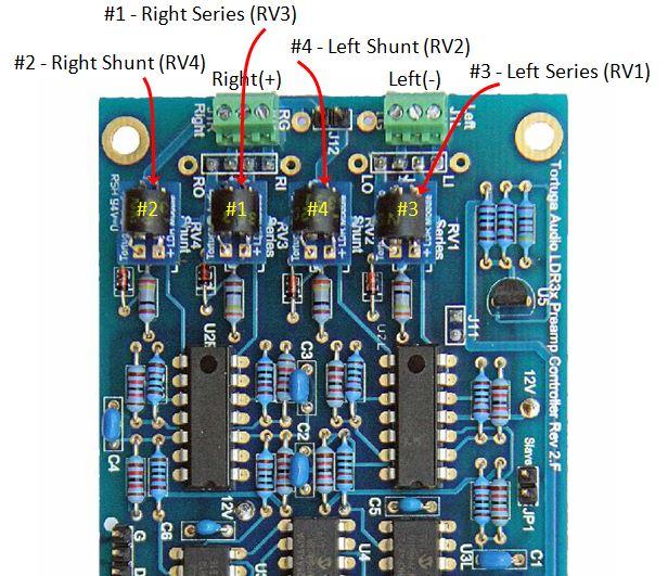 V2 preamp controller - ldr identification